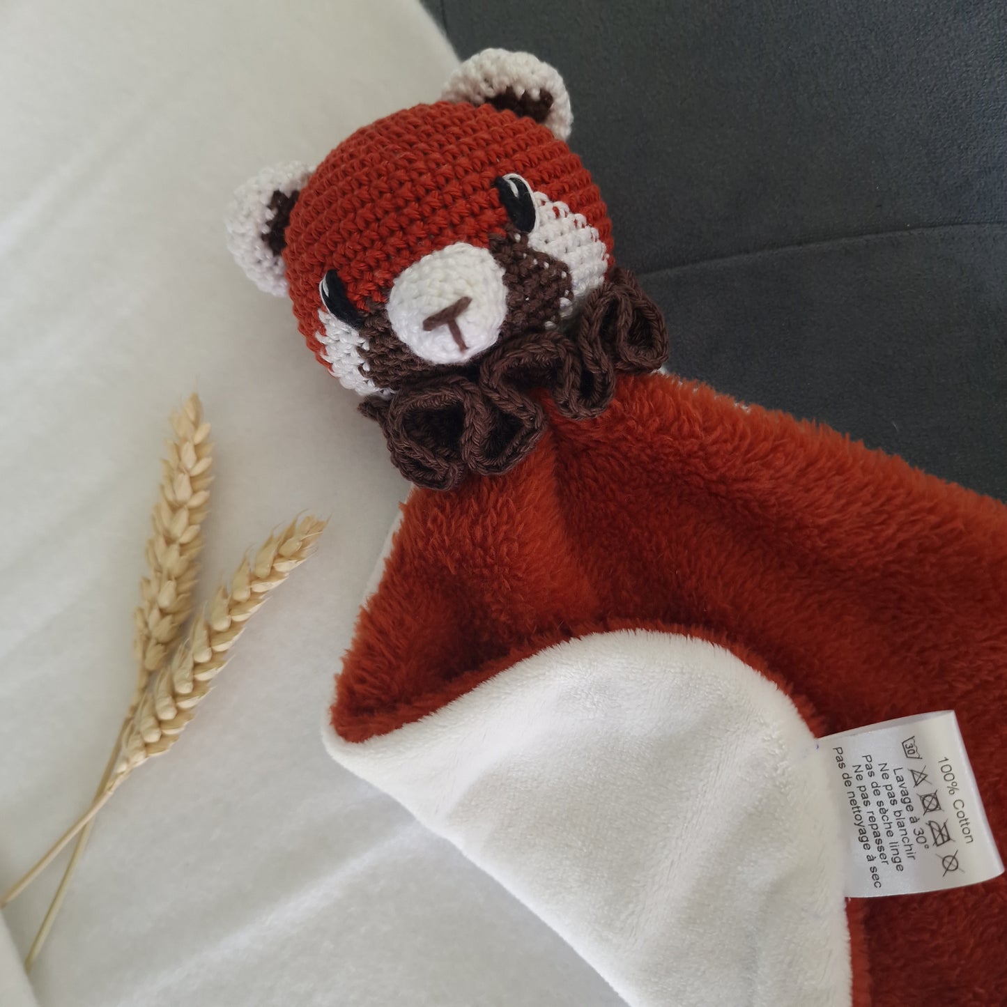 Dou'lange Panda Roux personnalisable