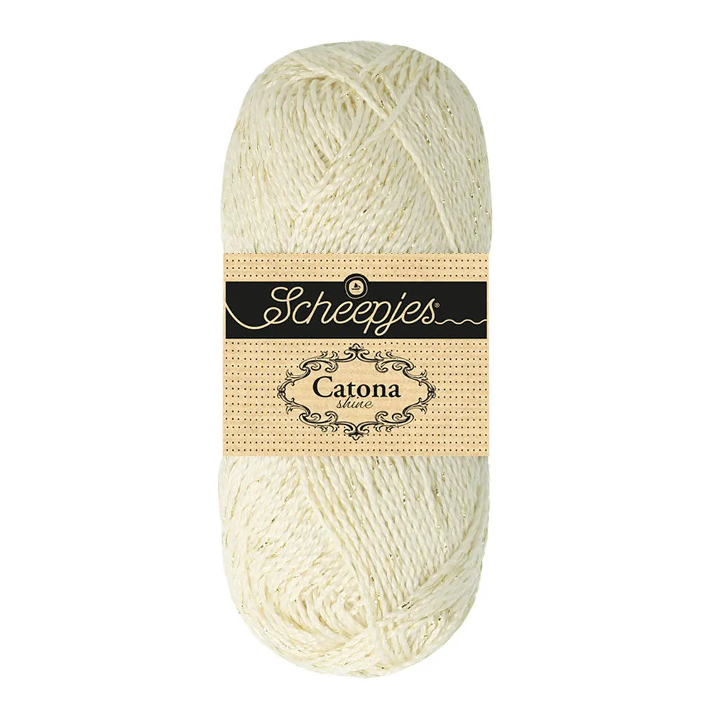 Shine Catona 50g - 105g Blanc nuptial doré