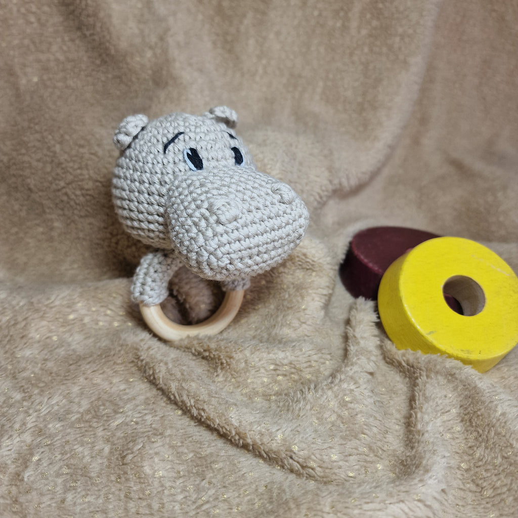 Pattern Hochet Hippopotame