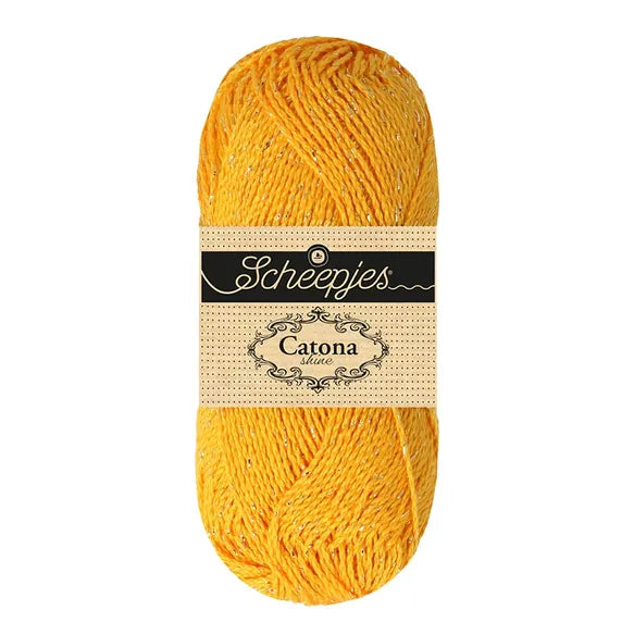Shine Catona 50g - 208g Jaune or doré