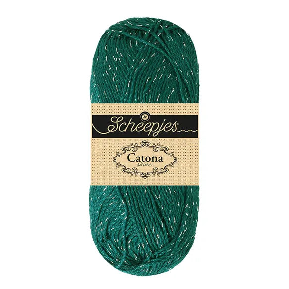 Shine Catona 50g - 401s Bleu canard argenté