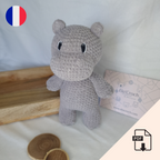 Pattern Oscar l'Hippopotame