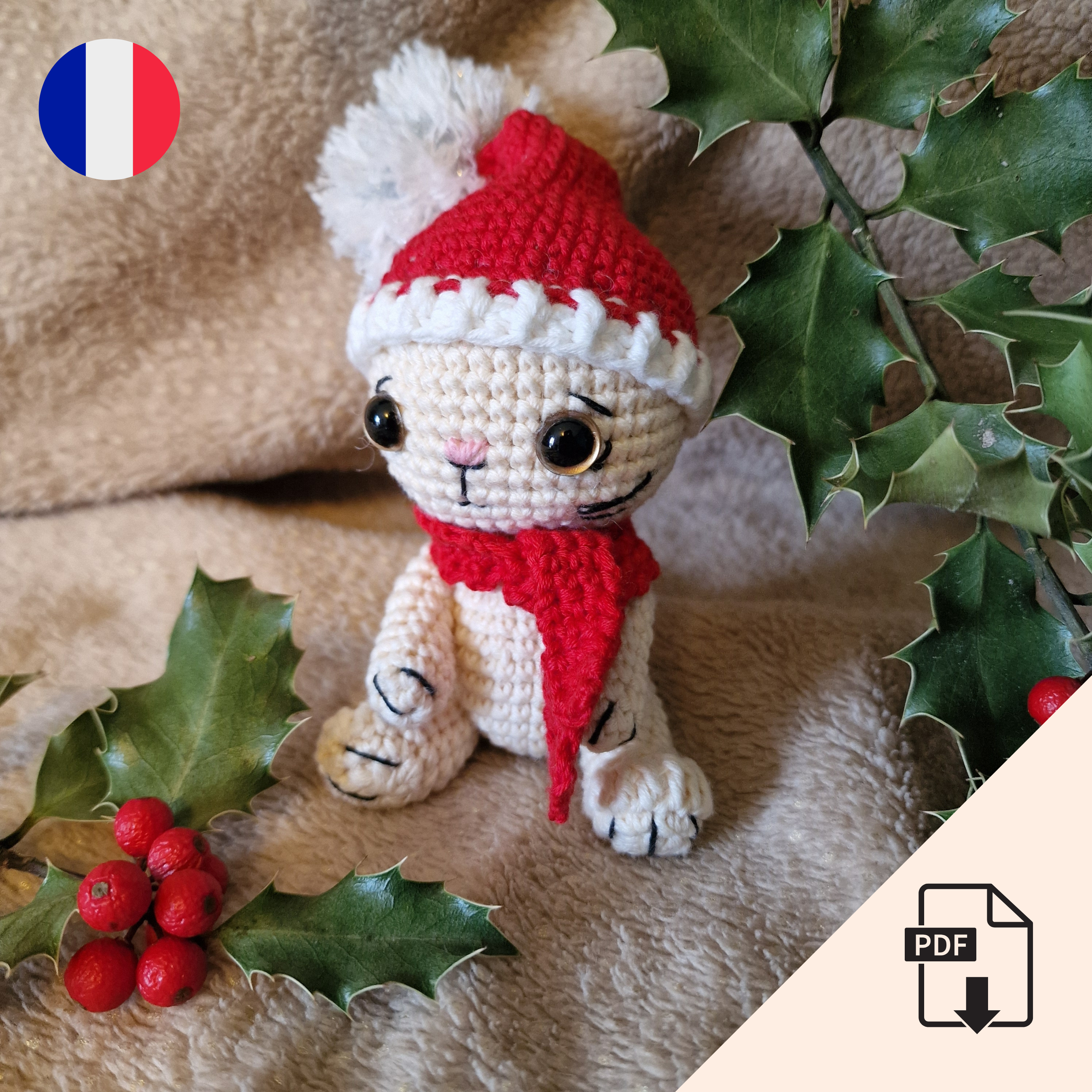 Pattern Chat de Noël