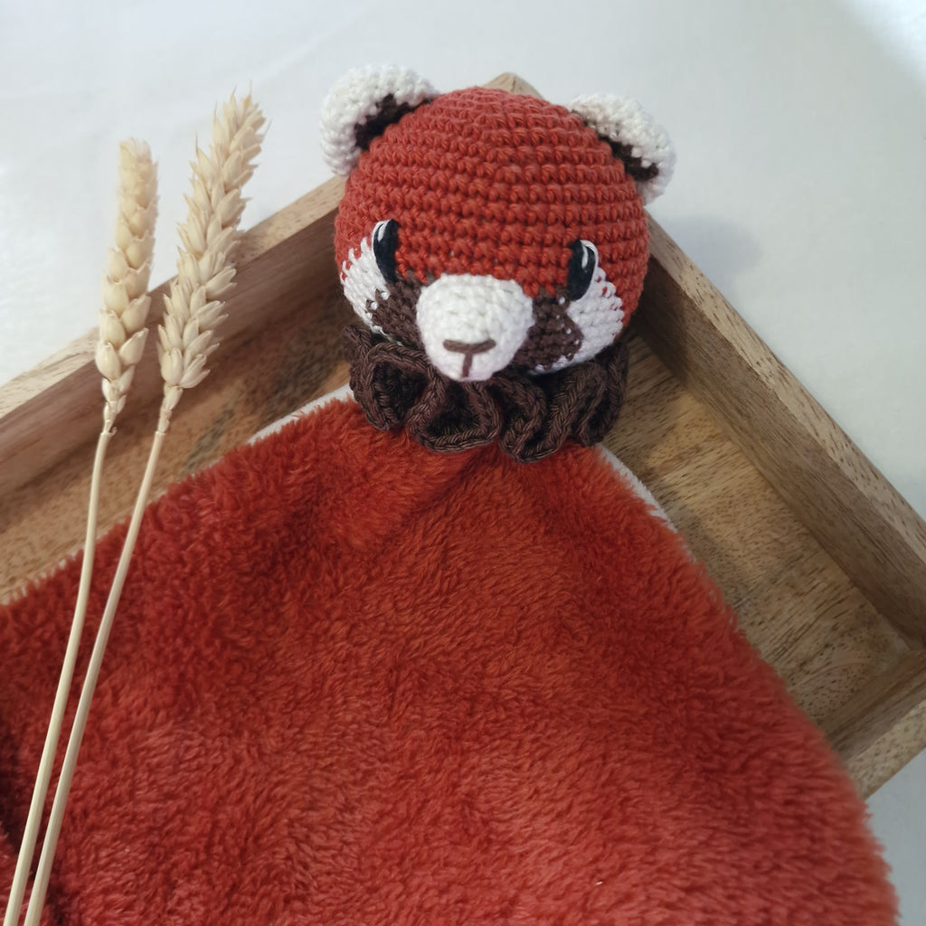 Doudou Panda Roux