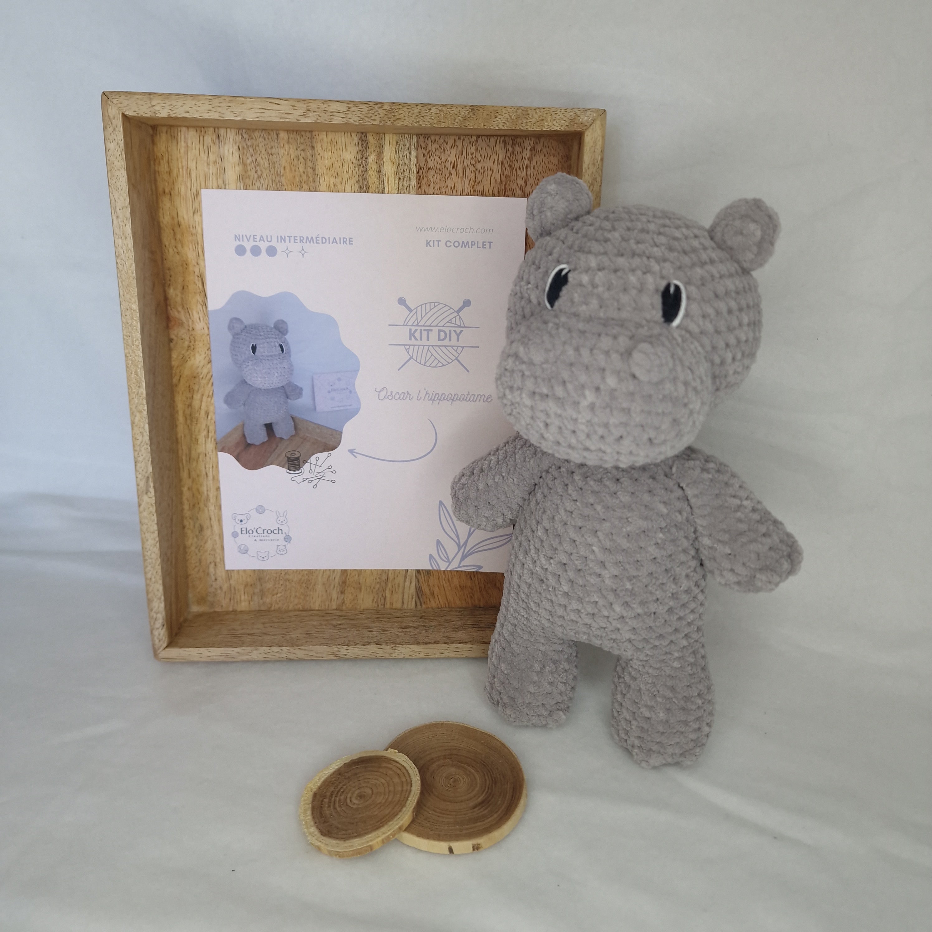 Kit DIY Oscar l'hippopotame